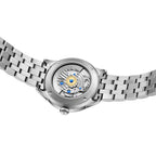 43mm diameter automatic tourbillon movement made of sapphire, glass, stainless steel material